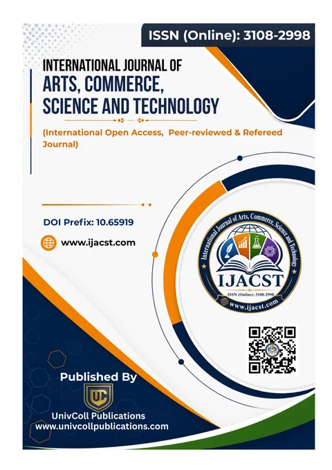 Cover of International Journal of Arts, Commerce, Science and Technology