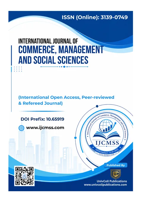 Cover of International Journal of Commerce, Management and Social Sciences