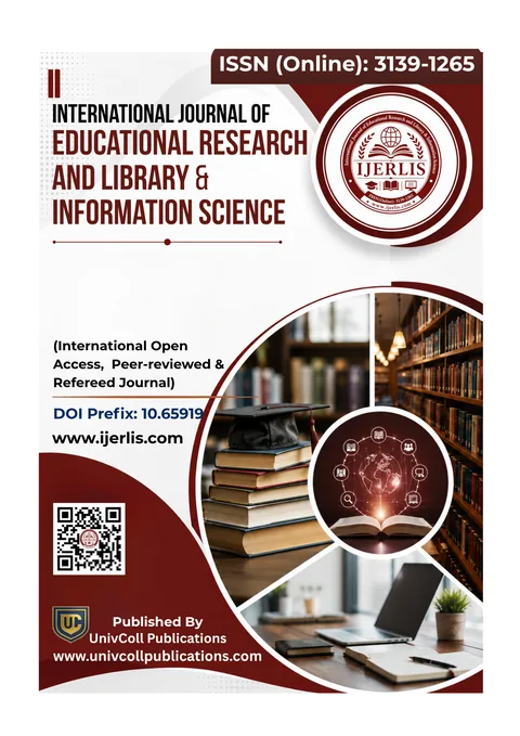 Cover of International Journal of Educational Research, Library and Information Science