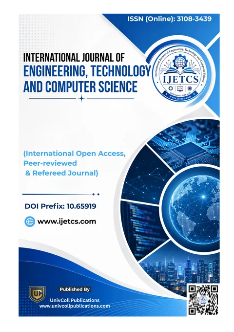 Cover of International Journal of Engineering, Technology and Computer Science