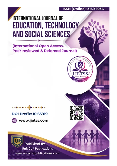 Cover of International Journal of Education, Technology and Social Sciences