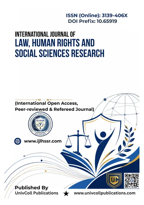 Cover of International Journal of Law, Human Rights and Social Sciences Research